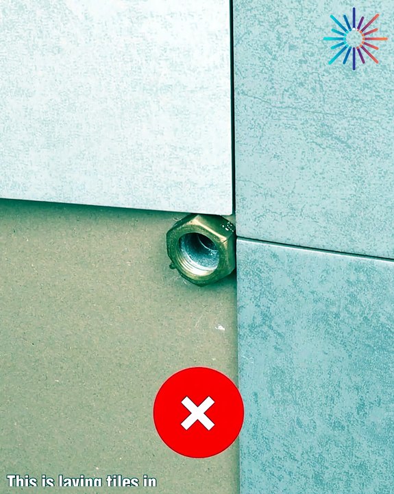 This is laying tiles in difficult spots made easy!