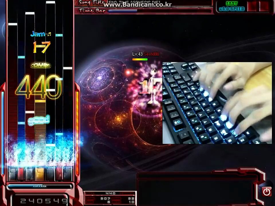 O2Jam - Lv.223 END TIME [GENESIS DIE] | Player: Sern888