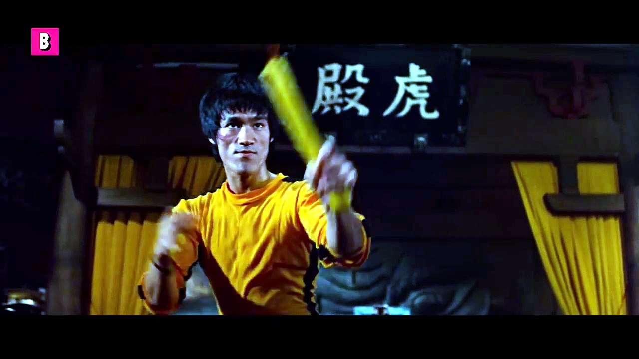 Bruce Lee's Nunchuks Duel | Iconic Yellow Suit Fight | Game of Death | CLIP