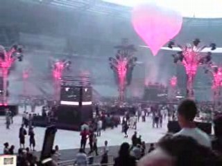 unighted arrivé cathy guetta en hélico