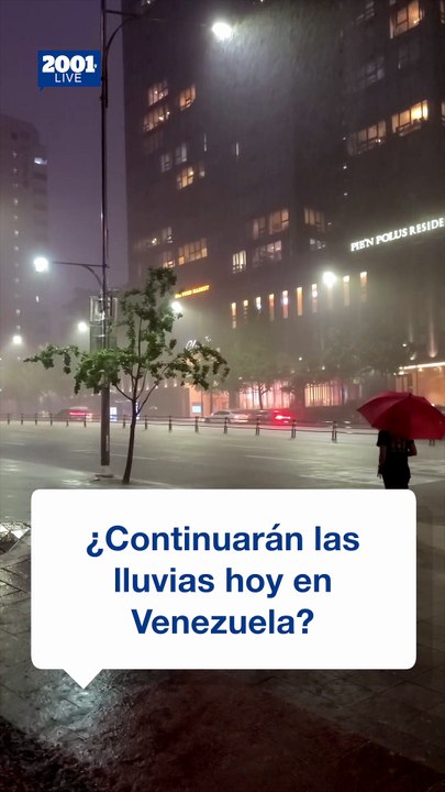 ¿Continuarán las lluvias hoy en Venezuela? Reporte del Inameh para este lunes 20 de julio