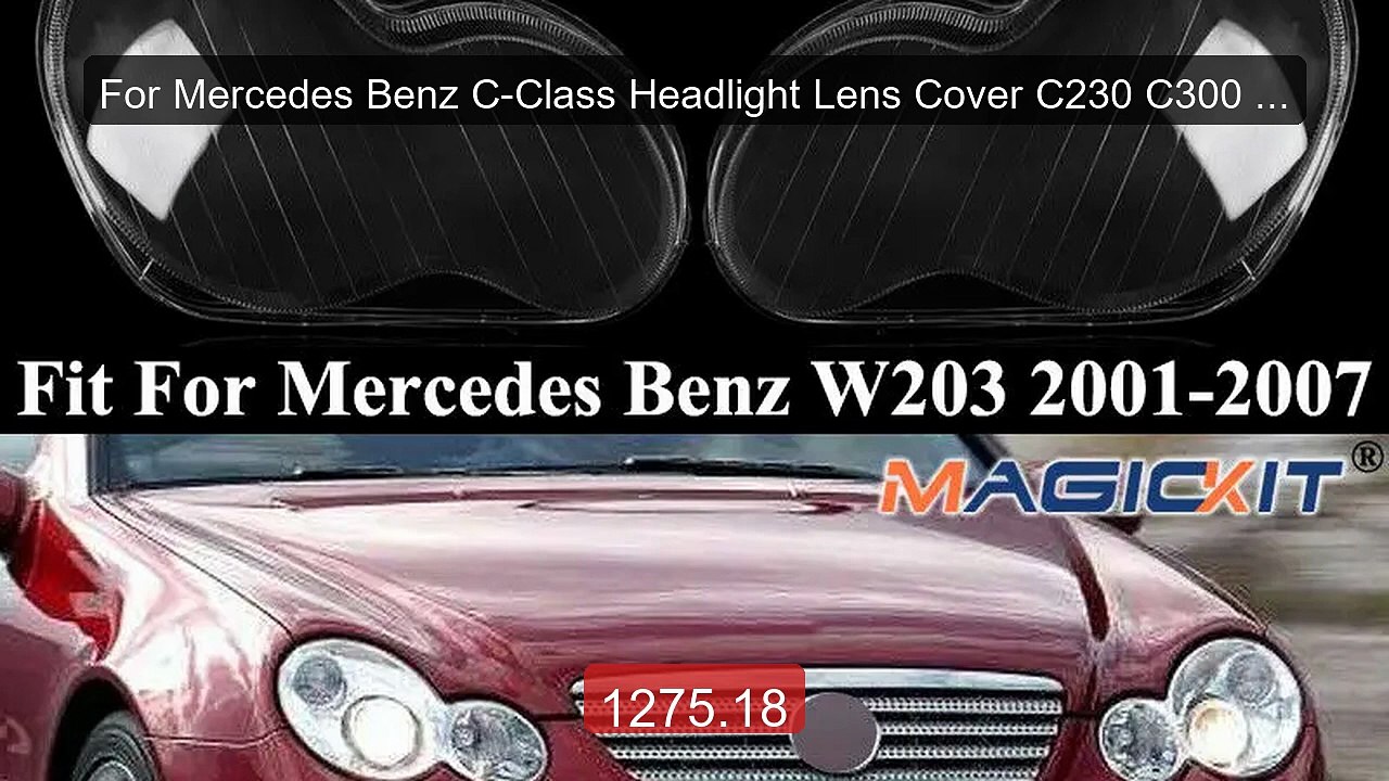 For Mercedes Benz C-Class Headlight Lens Cover C230 C300 W203 2001 ... -- Top Rated 2026 | Buy Now!