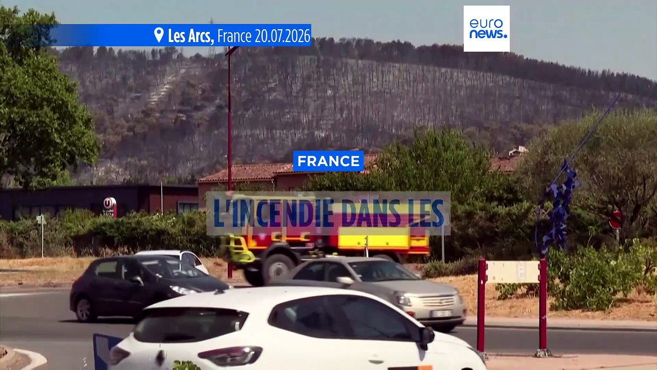 Incendie dans le Var : plus de 600 pompiers mobilisés, le feu toujours pas fixé