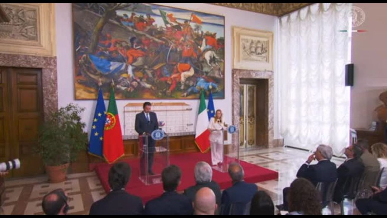 Iran, Meloni: con premier portoghese impegno per libertà navigazione
