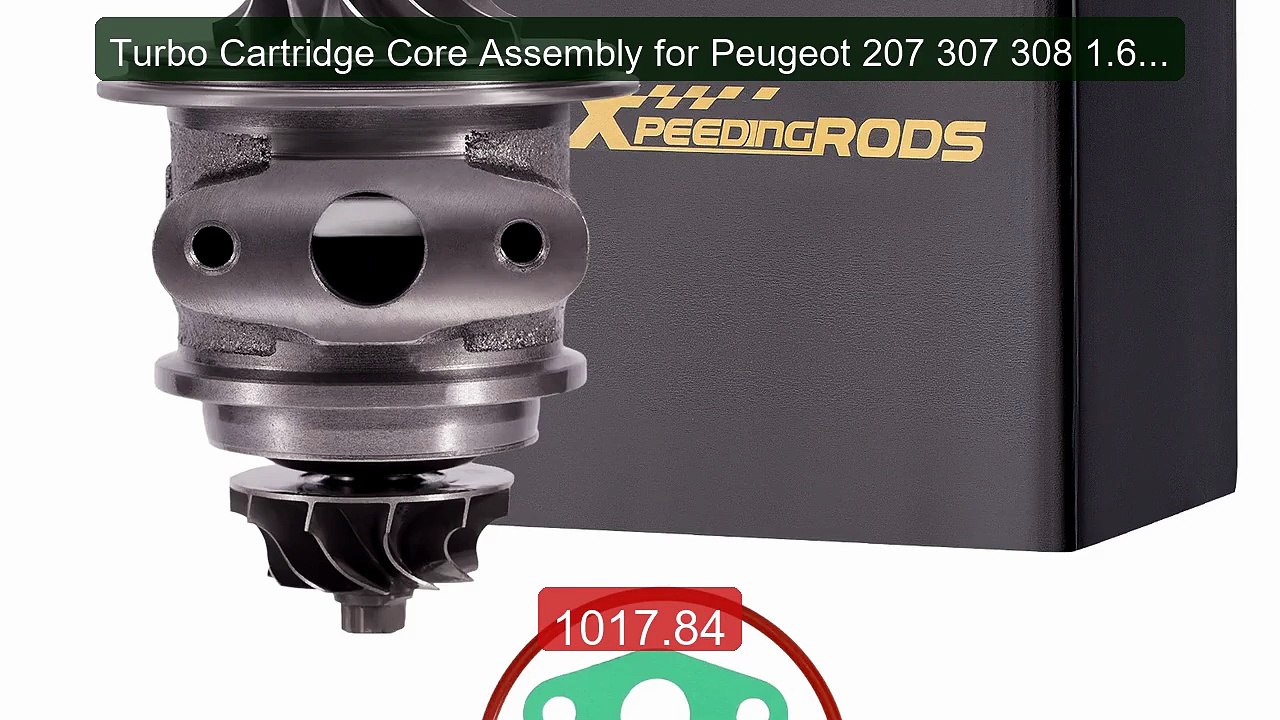 Turbo Cartridge Core Assembly for Peugeot 207 307 308 1.6 HDi TD025... -- Top Rated 2026 | Buy Now!