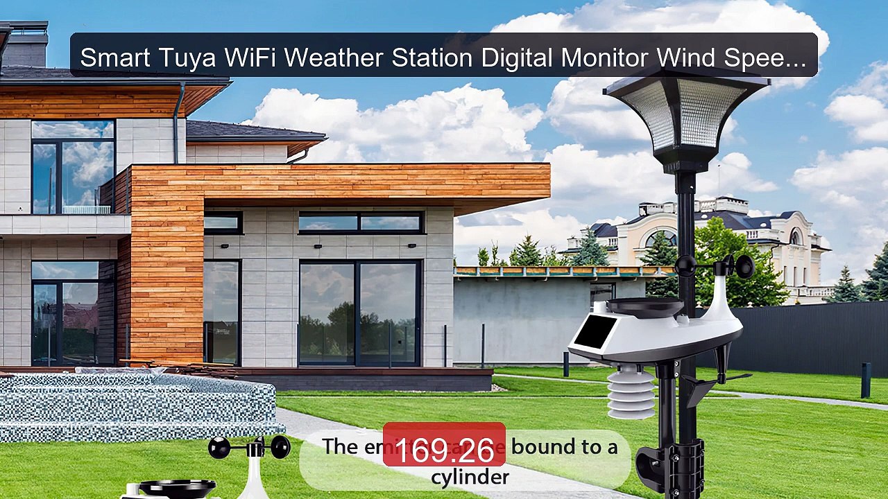 Smart Tuya WiFi Weather Station Digital Monitor Wind Speed Directio... -- Top Rated 2026 | Buy Now!
