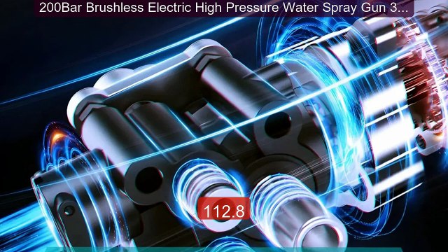 200Bar Brushless Electric High Pressure Water Spray Gun 350... Top Pick 2026 | Unbeatable Price!