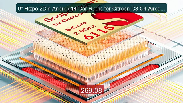 9 Hizpo 2Din Android14 Car Radio for Citroen C3 C4 Aircorss ... Amazing Value 2026 | Must Have!