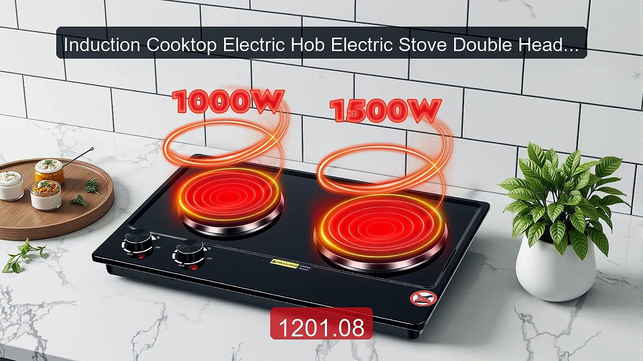 Induction Cooktop Electric Hob Electric Stove Double Head E... -- Top Pick 2026 | Unbeatable Price!