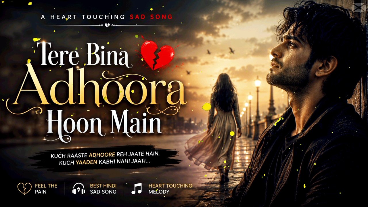 Tere Bina Adhoora Hoon Main 💔 | Best Hindi Sad...