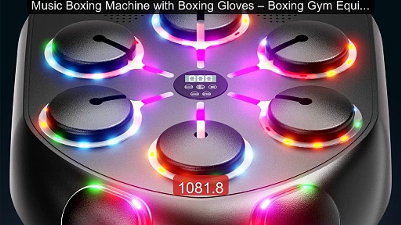 Music Boxing Machine with Boxing Gloves – Boxing Gym Equipm... -- Top Pick 2026 | Unbeatable Price!