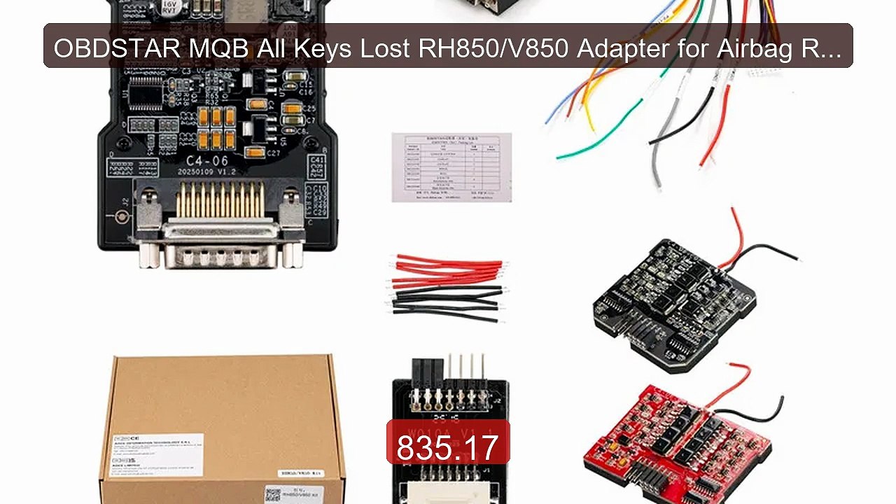 OBDSTAR MQB All Keys Lost RH850/V850 Adapter for Airbag Reset,... -- Hot Deal 2026 | Limited Offer!