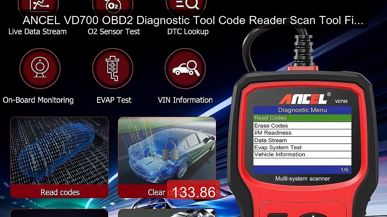 ANCEL VD700 OBD2 Diagnostic Tool Code Reader Scan Tool Fit for Vol... -- Best Deal 2026 | Shop Now!