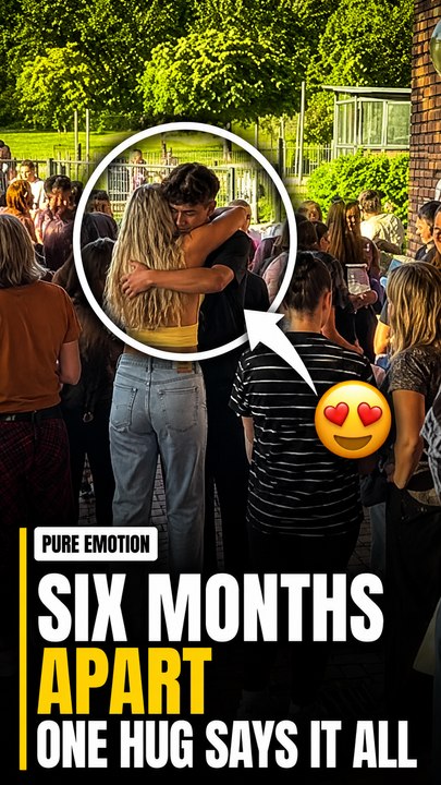Sister Surprises Brother With Heartfelt Embrace in Crowd