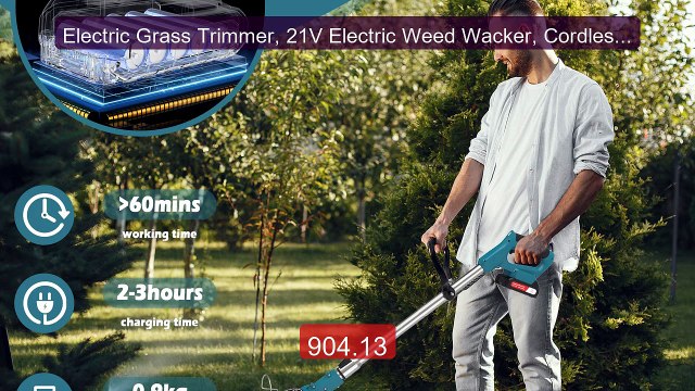 Electric Grass Trimmer, 21V Electric Weed Wacker, Cordless String T... Top Rated 2026 | Buy Now!