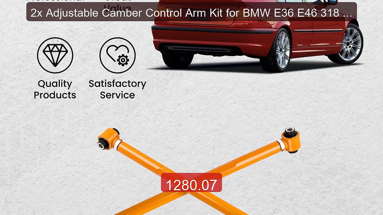 2x Adjustable Camber Control Arm Kit for BMW E36 E46 318 E83 E85 E... -- Best Deal 2026 | Shop Now!