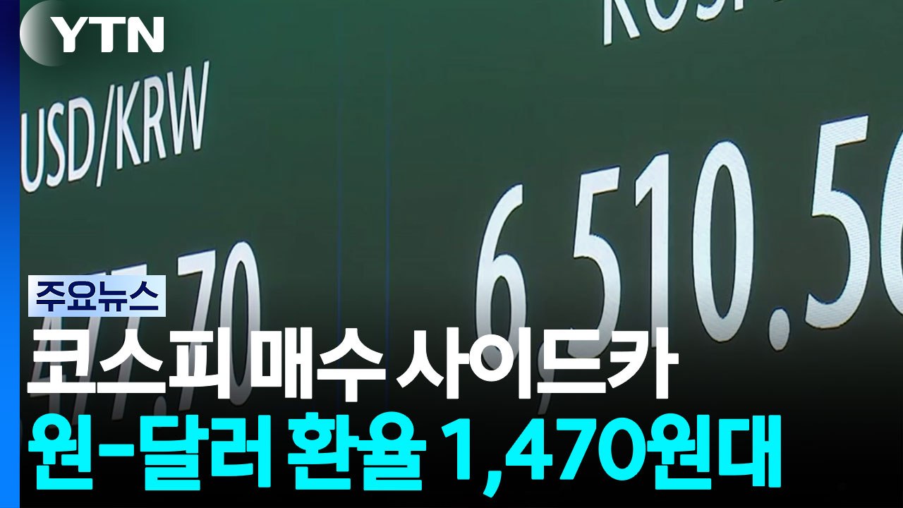 코스피, 반등 후 매수 사이드카...코스닥, 등락 오가 / YTN