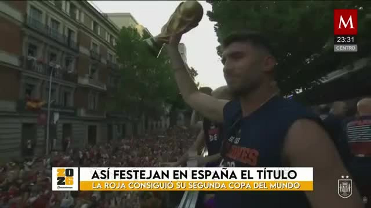 Euforia total en España tras ganar el Mundial | Milenio Noticias: La Afición, 20 de julio de 2026