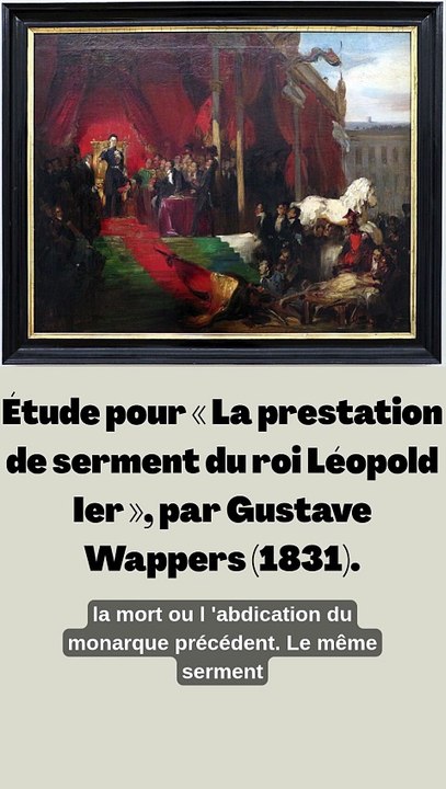 Prestation de serment des rois des Belges