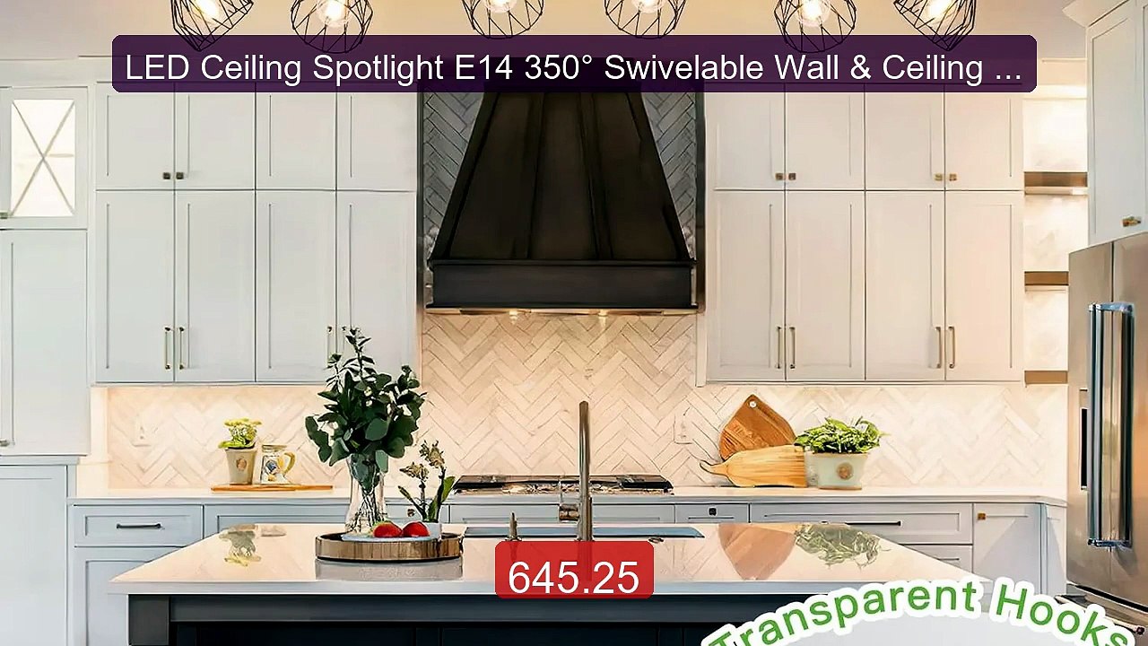 LED Ceiling Spotlight E14 350° Swivelable Wall & Ceiling LED S... -- Hot Deal 2026 | Limited Offer!