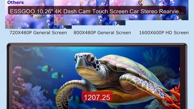ESSGOO 10.26 4K Dash Cam Touch Screen Car Stereo Rearview Wireless... Top Rated 2026 | Buy Now!