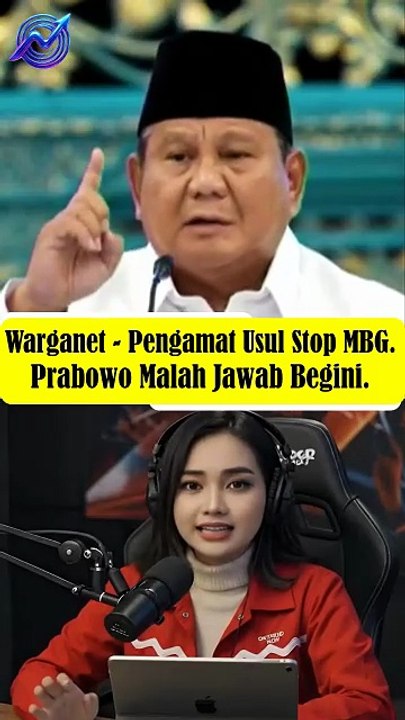 Ramai Warganet - Pengamat Stop MBG.  Prabowo Malah Jawab Begini.