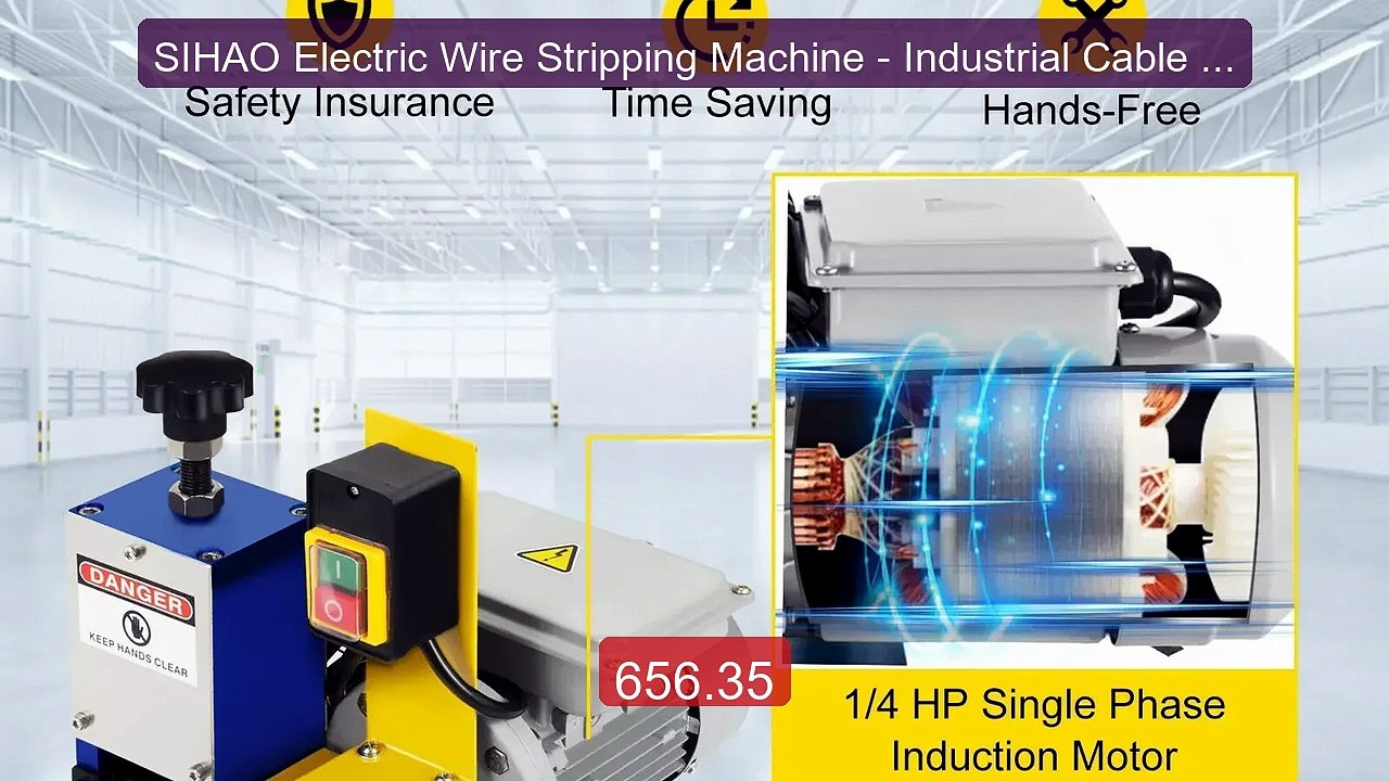 SIHAO Electric Wire Stripping Machine - Industrial Cable Stri... -- Amazing Value 2026 | Must Have!