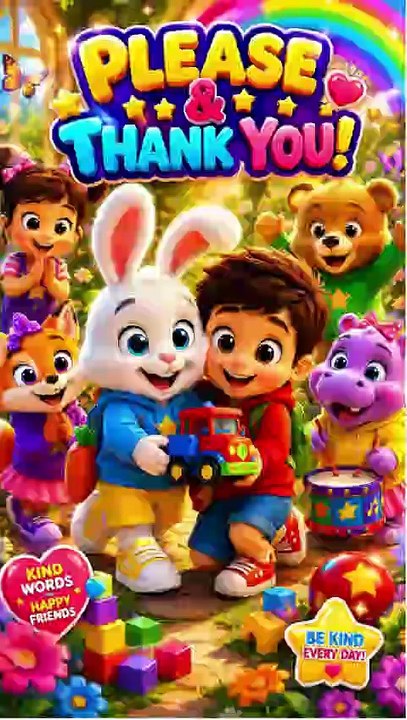Please & Thank You Song for Kids | Learn Good Manners | Tiny Treasures Adventures