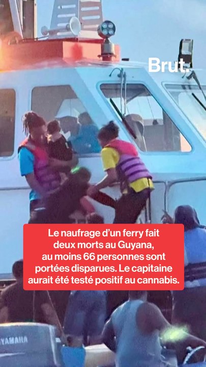 Le naufrage d’un ferry fait deux morts au Guyana, au moins 66 personnes sont portées disparues.