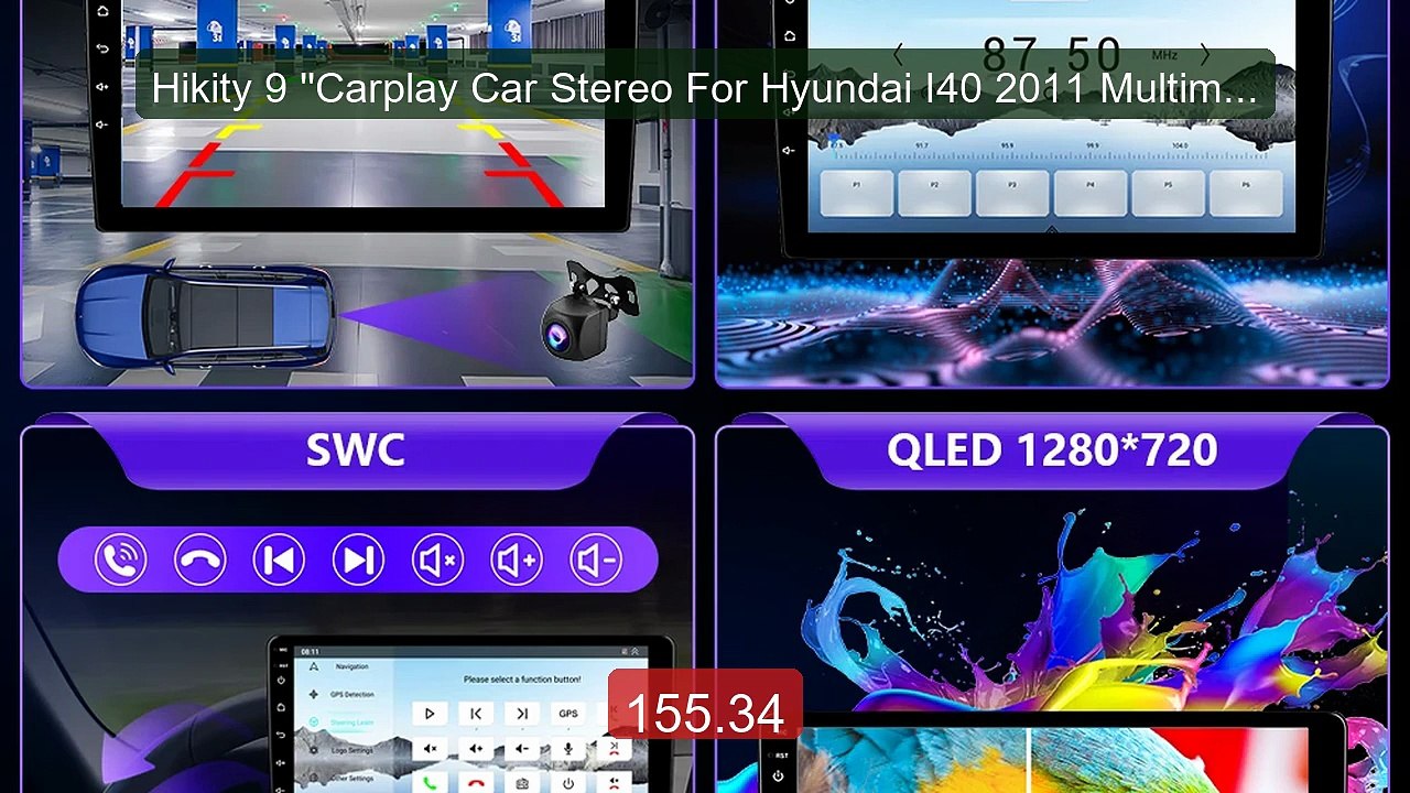 Hikity 9 ''Carplay Car Stereo For Hyundai I40 2011 Multimedia Playe... -- Top Rated 2026 | Buy Now!