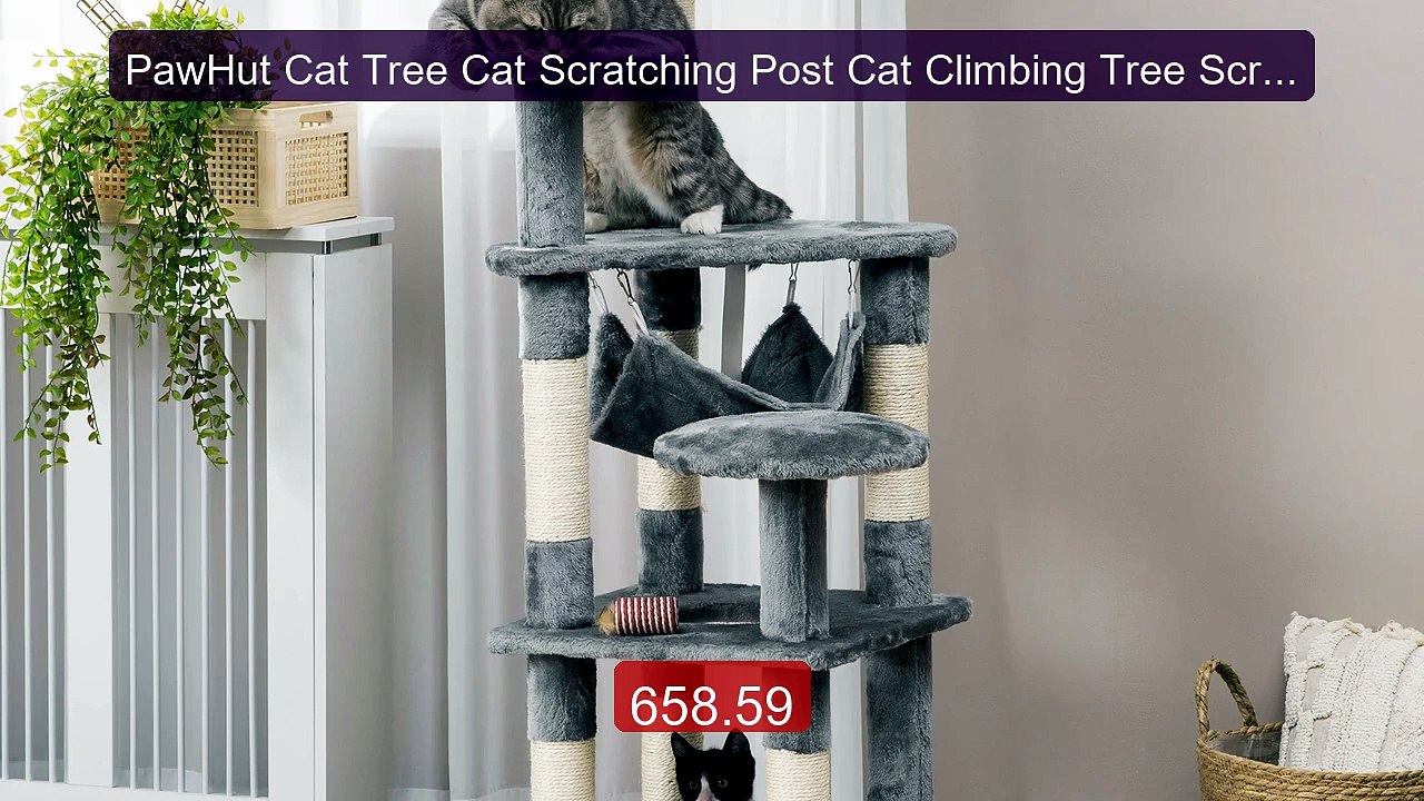 PawHut Cat Tree Cat Scratching Post Cat Climbing Tree Scratching P... -- Best Deal 2026 | Shop Now!