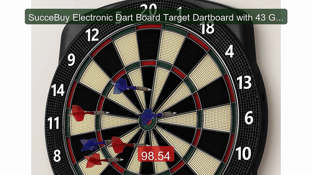 SucceBuy Electronic Dart Board Target Dartboard with 43 Games... -- Amazing Value 2026 | Must Have!