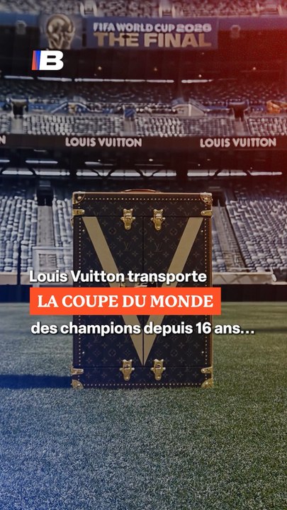 😱 Une malle Louis Vuitton pour transporter le trophée ⁉️