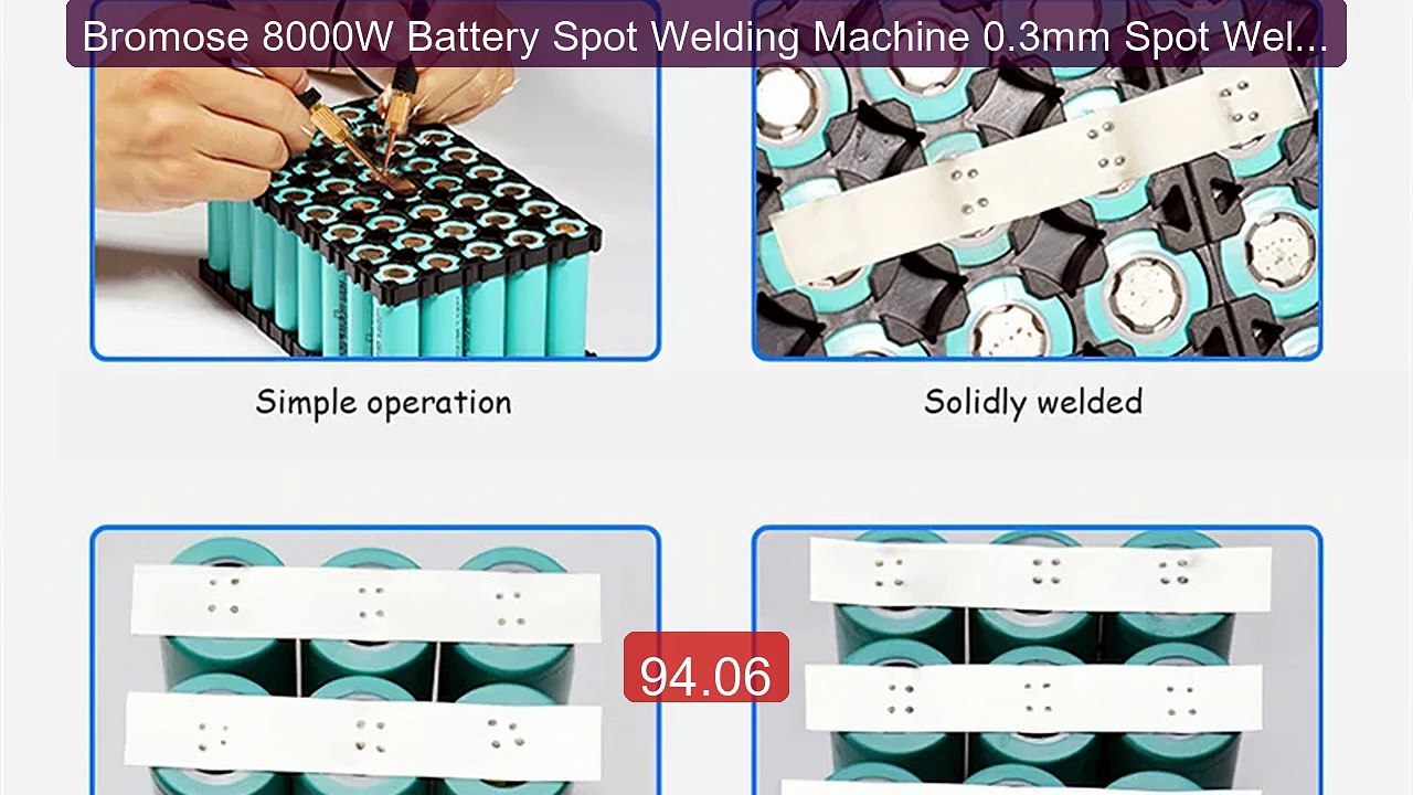 Bromose 8000W Battery Spot Welding Machine 0.3m...