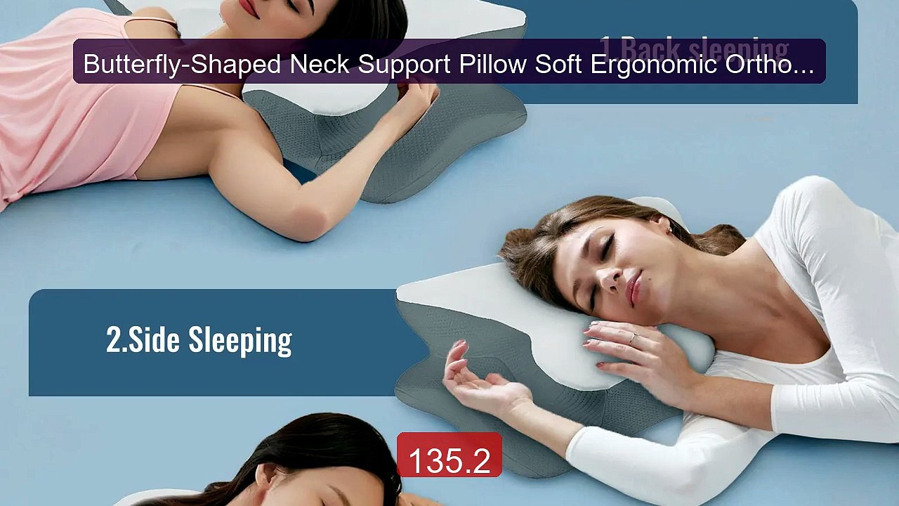 Butterfly-Shaped Neck Support Pillow Soft Ergonomic Orthopedic... -- Hot Deal 2026 | Limited Offer!