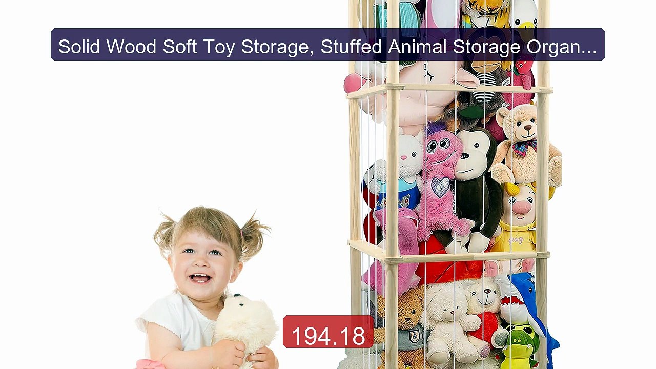 Solid Wood Soft Toy Storage, Stuffed Animal Storage Organiz... -- Top Pick 2026 | Unbeatable Price!