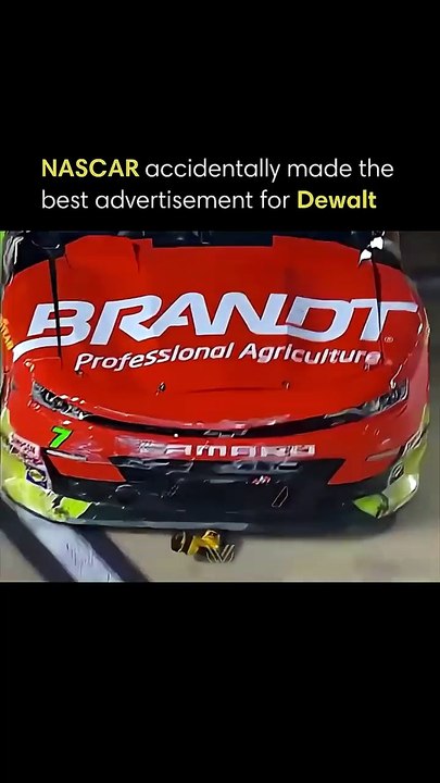 NASCAR accidentally made the best advertisement for Dewalt