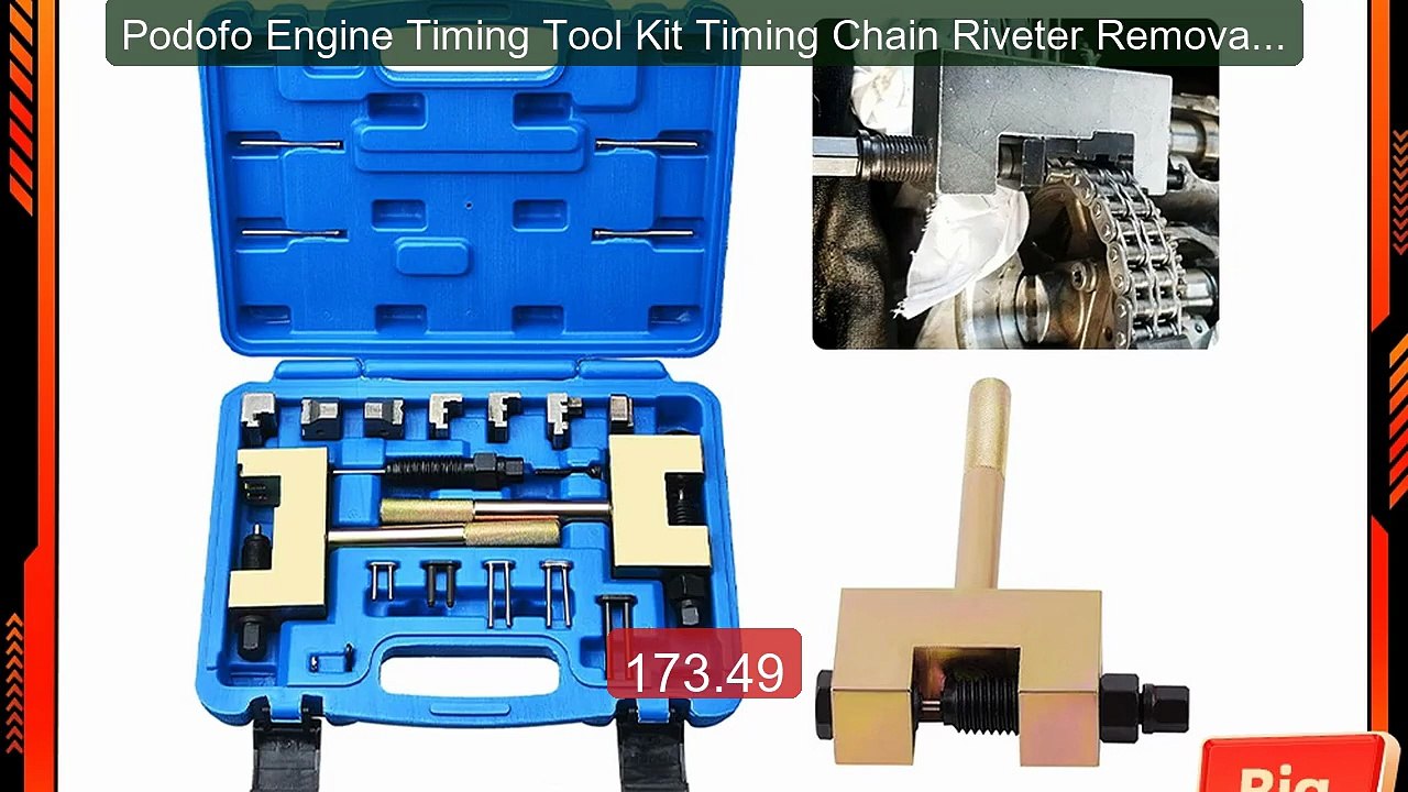 Podofo Engine Timing Tool Kit Timing Chain Riveter Removal Ass... -- Best Buy 2026 | Great Quality!
