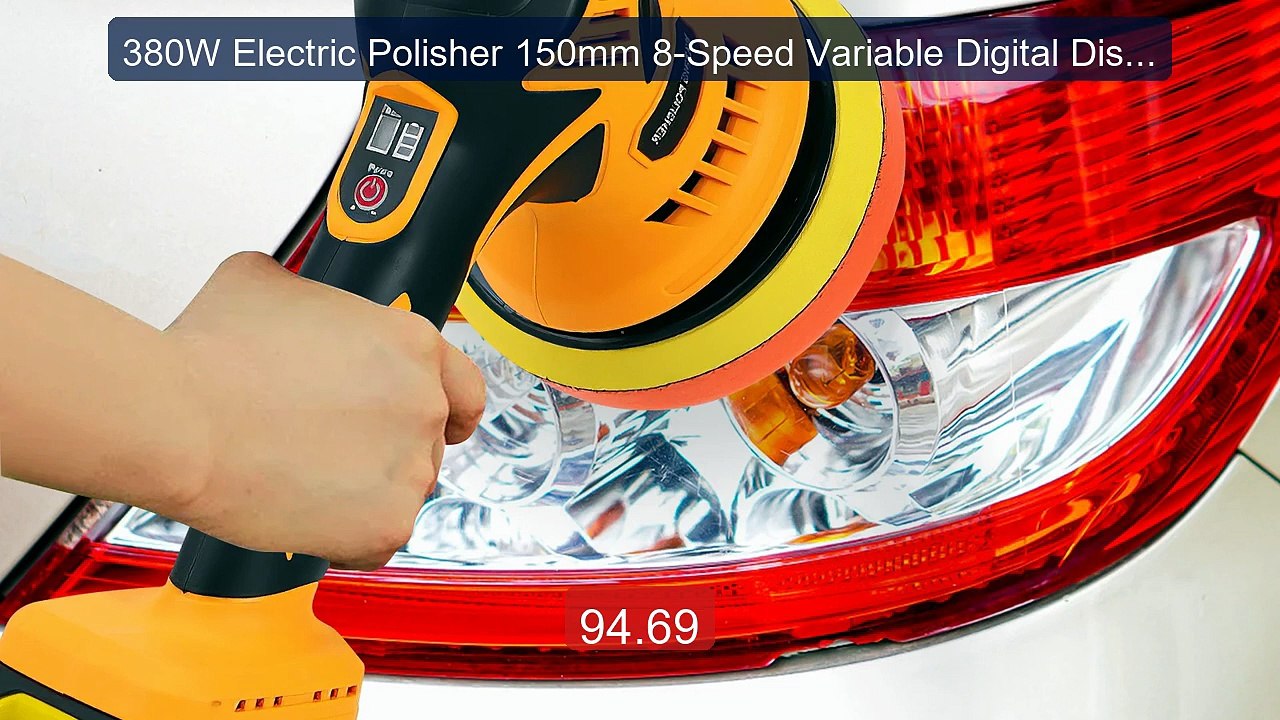 380W Electric Polisher 150mm 8-Speed Variable D...