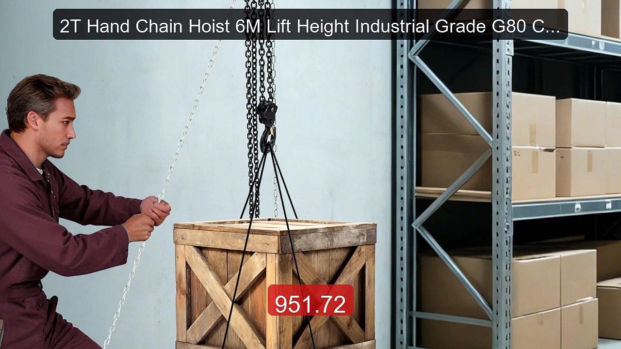 2T Hand Chain Hoist 6M Lift Height Industrial Grade G80 Chain Bloc... -- Best Deal 2026 | Shop Now!