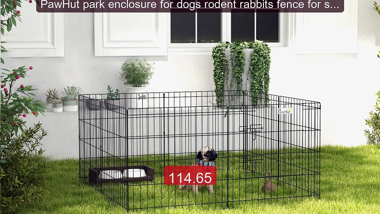 PawHut park enclosure for dogs rodent rabbits fence for small anima... -- Top Rated 2026 | Buy Now!
