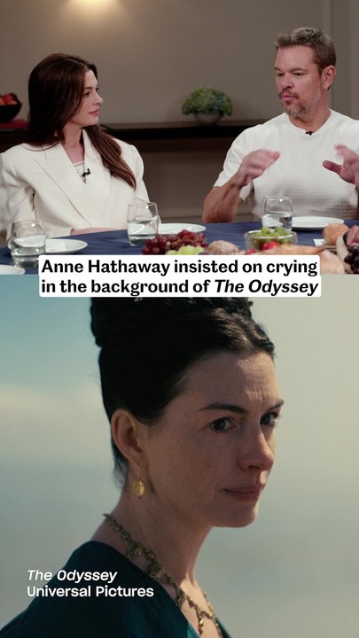 Anne Hathaway Insisted on Crying in the Background of ‘The Odyssey’
