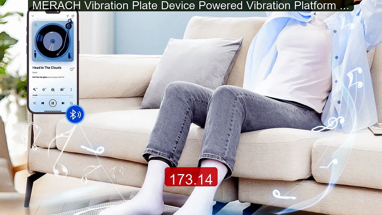 MERACH Vibration Plate Device Powered Vibration Platform CV... -- Top Pick 2026 | Unbeatable Price!