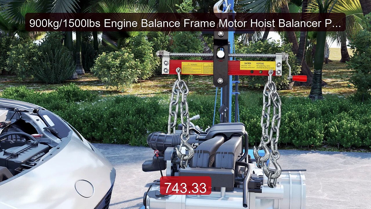 900kg/1500lbs Engine Balance Frame Motor Hoist Balancer Pos... -- Top Pick 2026 | Unbeatable Price!