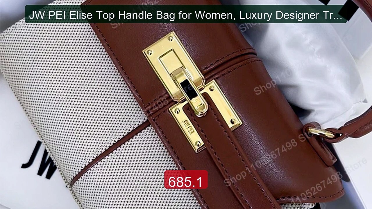 JW PEI Elise Top Handle Bag for Women, Luxury Designer Trendy ... -- Hot Deal 2026 | Limited Offer!