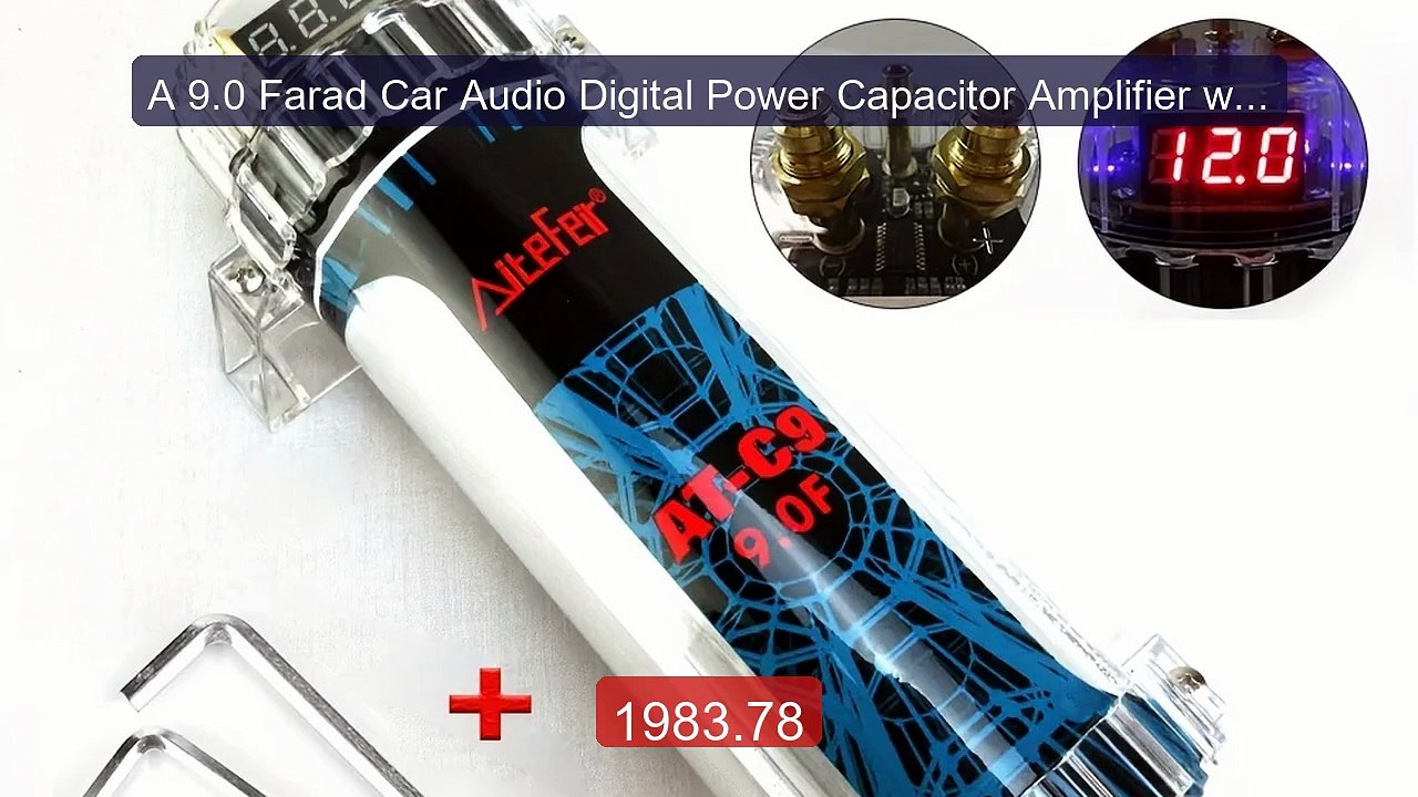 A 9.0 Farad Car Audio Digital Power Capacitor Amplifier with a... -- Hot Deal 2026 | Limited Offer!