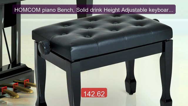 HOMCOM piano Bench, Solid drink Height Adjustable keyboard ... Top Pick 2026 | Unbeatable Price!