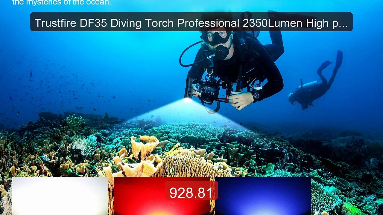 Trustfire DF35 Diving Torch Professional 2350Lumen High power ... -- Hot Deal 2026 | Limited Offer!