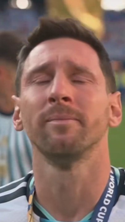Les larmes de Messi