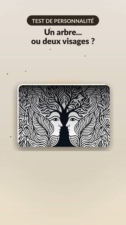 Un arbre ou deux visages ? Ce que tu vois en dit long sur toi 🌳👥